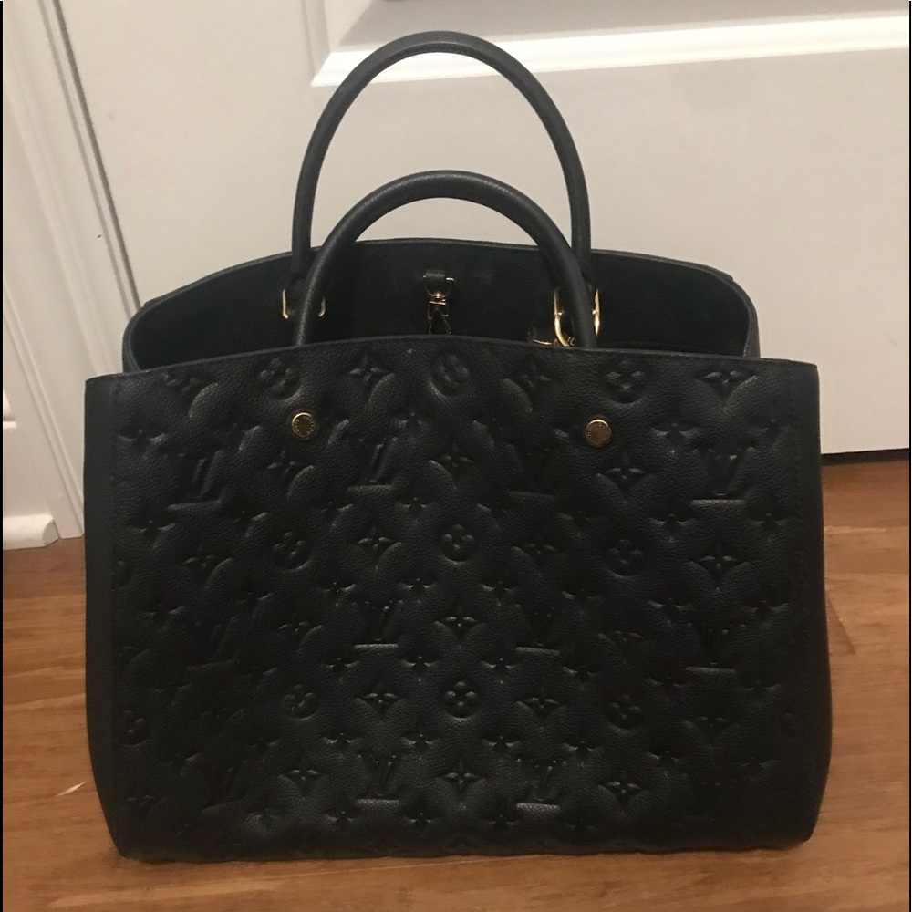 Louis Vuitton Montaigne GM Empriente Leather Noir